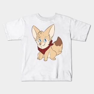 Chibi fennec fox Kids T-Shirt